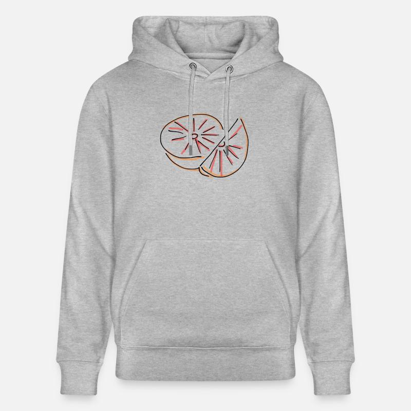 pamplemousse - Sweat à capuche bio CRUISER Stanley/Stella Unisexe - gris chiné