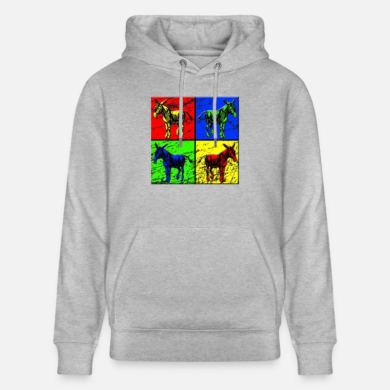 baudet - Sweat à capuche bio CRUISER Stanley/Stella Unisexe - gris chiné