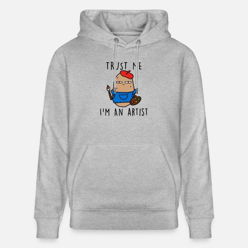 FAITES-moi confiance - Sweat à capuche bio CRUISER Stanley/Stella Unisexe - gris chiné