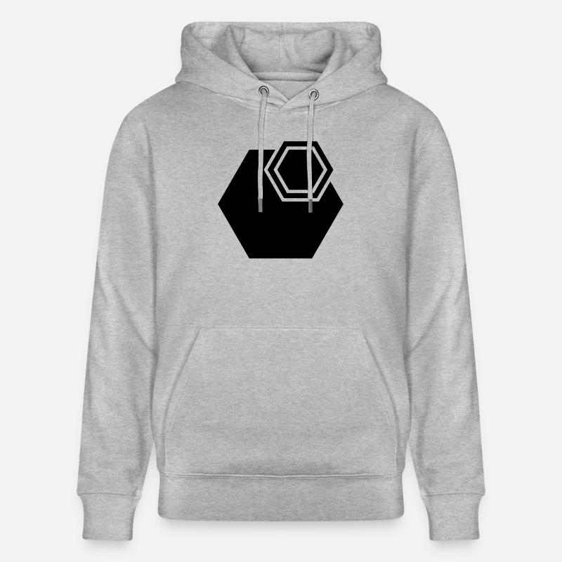 HEXAGON 01 - Sweat à capuche bio CRUISER Stanley/Stella Unisexe - gris chiné