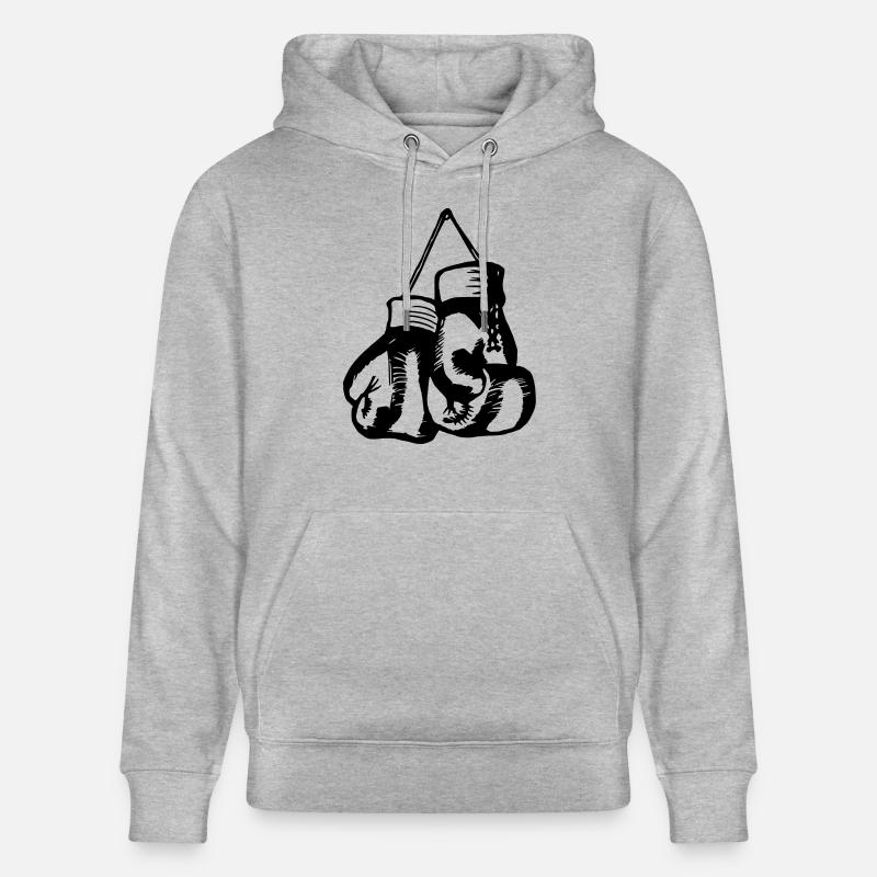 Gants de boxe / boxe - Sweat à capuche bio CRUISER Stanley/Stella Unisexe - gris chiné