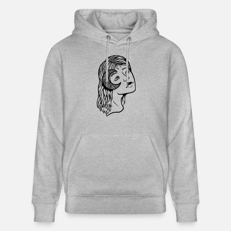 Regard perdu - Sweat à capuche bio CRUISER Stanley/Stella Unisexe - gris chiné