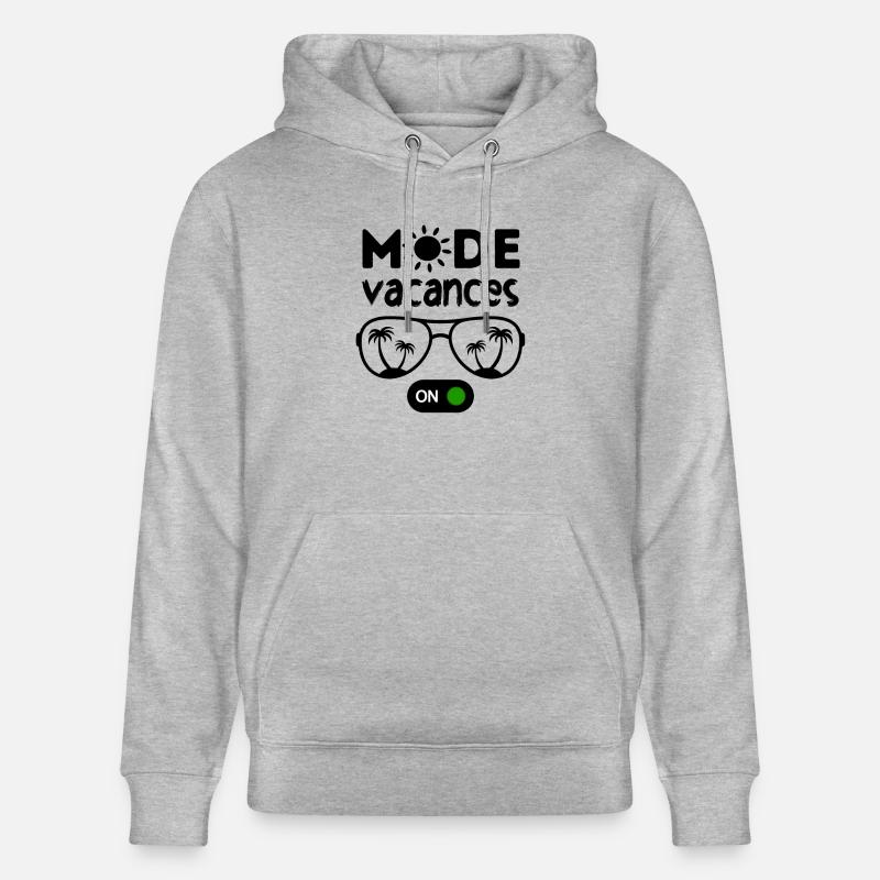 Mode vacances activé 2 - Sweat à capuche bio CRUISER Stanley/Stella Unisexe - gris chiné