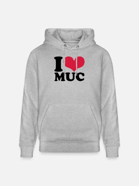 Munich - Stanley/Stella CRUISER Unisex Organic Hoodie - heather grey