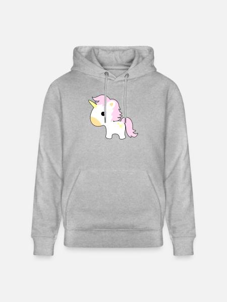 Einhorn - Stanley/Stella Unisex Bio-Hoodie CRUISER  - Grau meliert