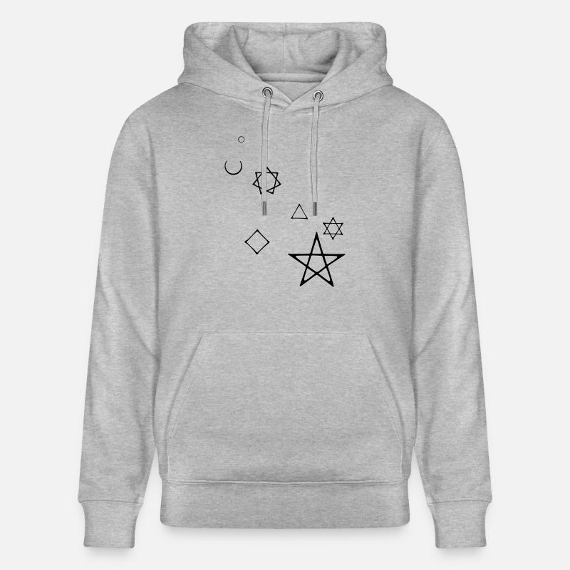 magie, magic, - Stanley/Stella Unisex Bio-Hoodie CRUISER  - Grau meliert