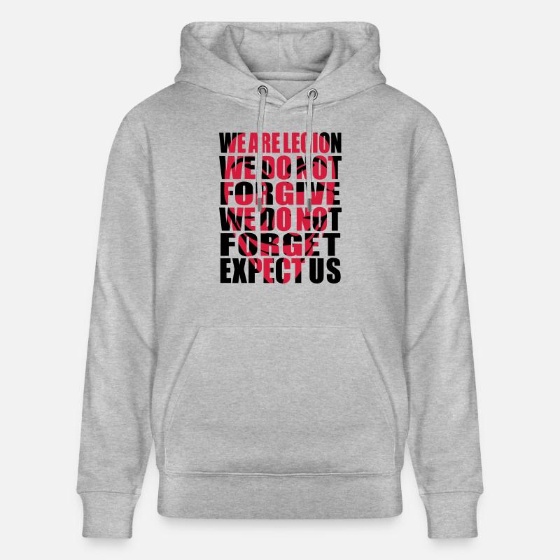 Anonymous Motto Shadow - Sweat à capuche bio CRUISER Stanley/Stella Unisexe - gris chiné