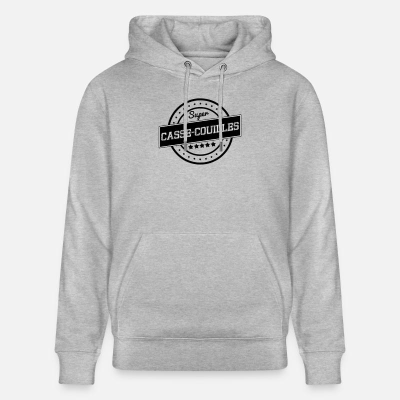 Super casse-couilles - Sweat à capuche bio CRUISER Stanley/Stella Unisexe - gris chiné