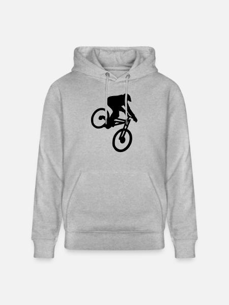 downhill - Stanley/Stella CRUISER Unisex Organic Hoodie - heather grey