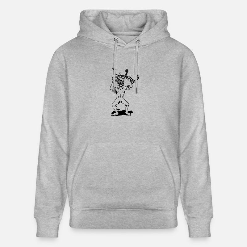 Vitamine E vs radical libre - Sweat à capuche bio CRUISER Stanley/Stella Unisexe - gris chiné