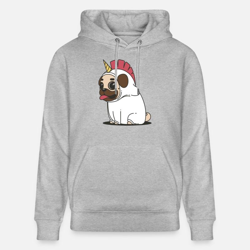 C’est une licorne à licorne - Sweat à capuche bio CRUISER Stanley/Stella Unisexe - gris chiné