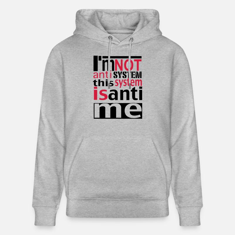 systeme - Sweat à capuche bio CRUISER Stanley/Stella Unisexe - gris chiné