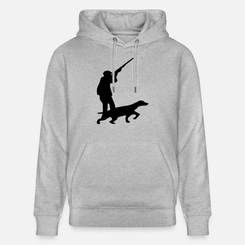 chasse - Sweat à capuche bio CRUISER Stanley/Stella Unisexe - gris chiné