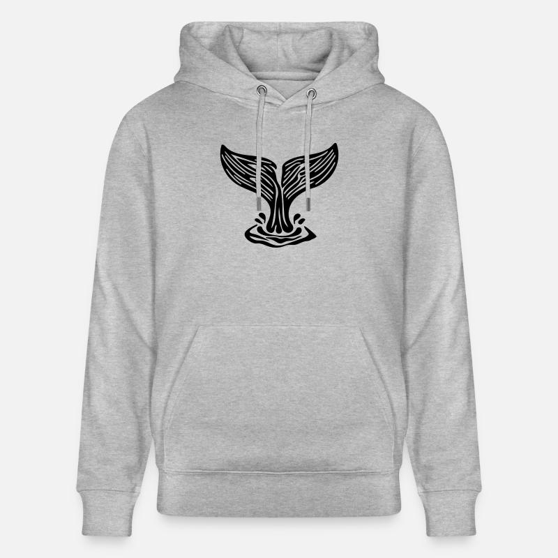 Wal Fluke Vector - Sweat à capuche bio CRUISER Stanley/Stella Unisexe - gris chiné