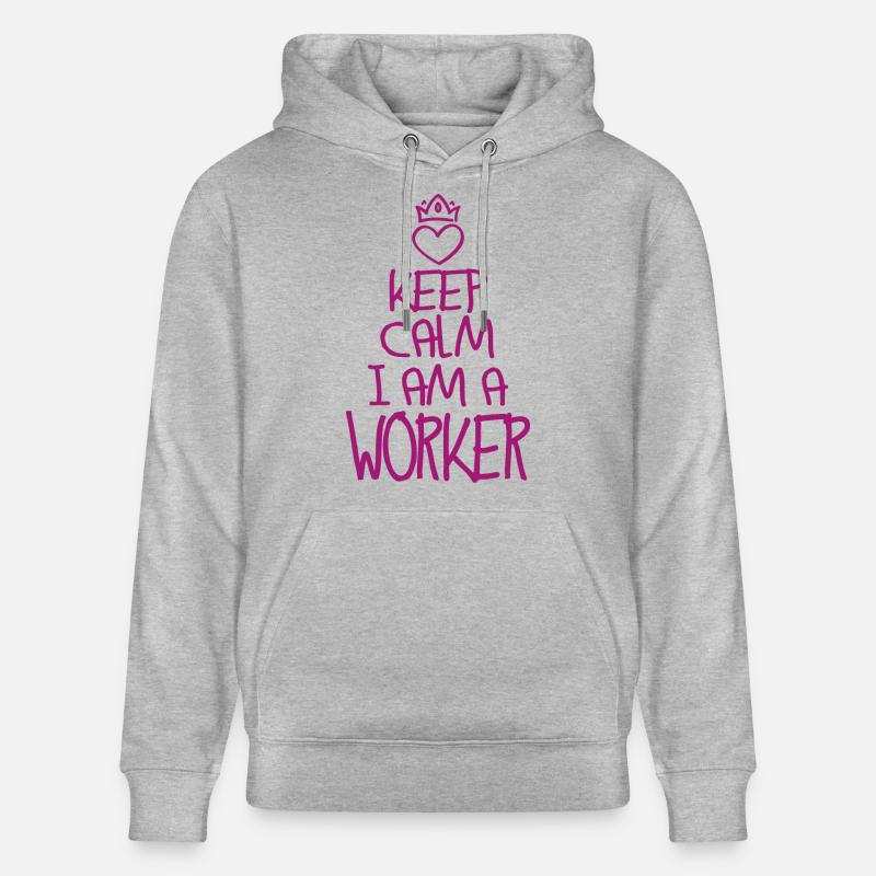 Best Arbeiter ever Arbeiter Geschenk - Stanley/Stella Unisex Bio-Hoodie CRUISER - Grau meliert
