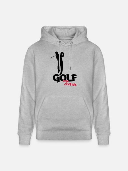 golfer_team2 - Stanley/Stella Unisex Bio-Hoodie CRUISER  - Grau meliert