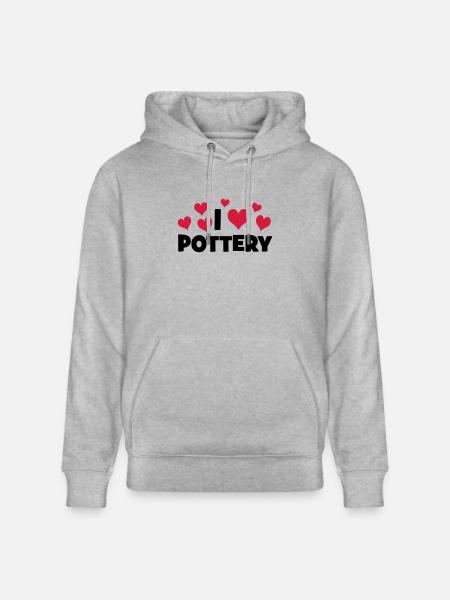 POTTERY - Stanley/Stella CRUISER Unisex Organic Hoodie - heather grey