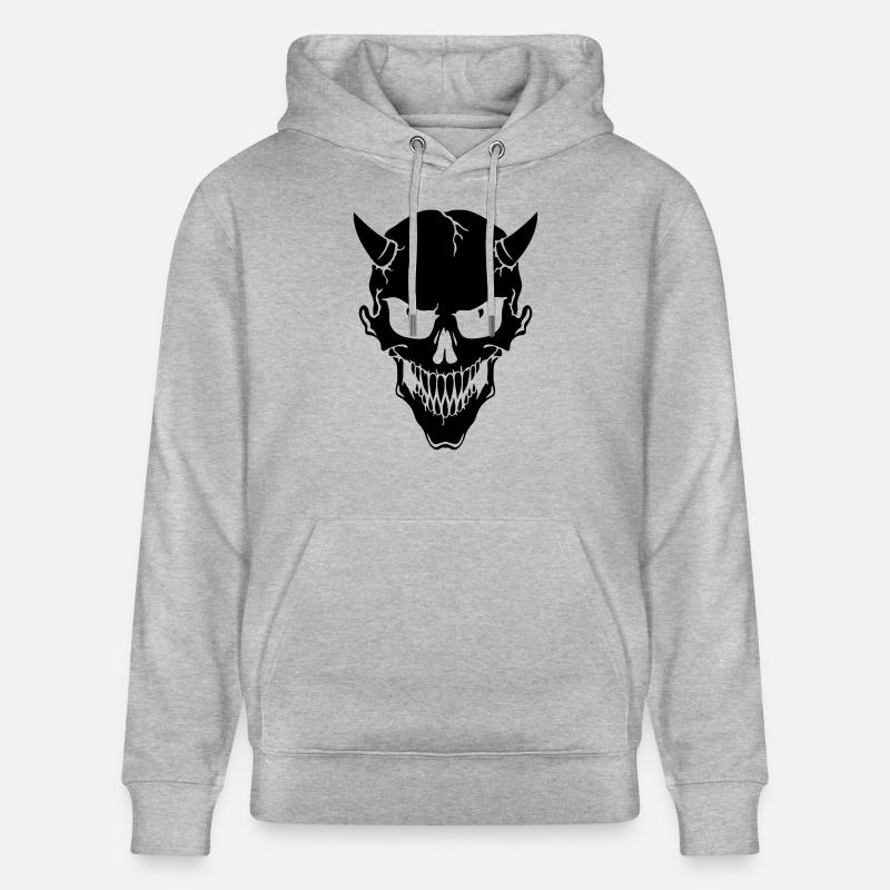 Diable - Sweat à capuche bio CRUISER Stanley/Stella Unisexe - gris chiné