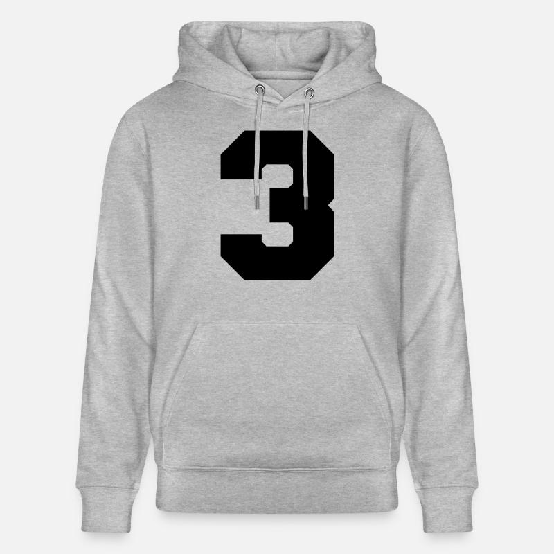 3 - Sweat à capuche bio CRUISER Stanley/Stella Unisexe - gris chiné