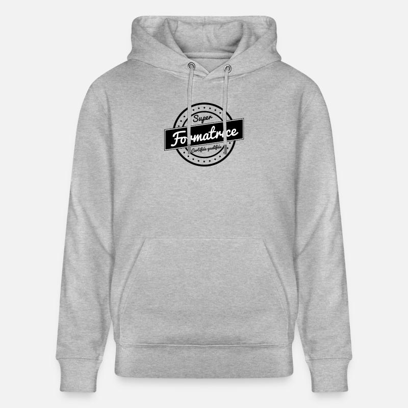 Super formatrice - Sweat à capuche bio CRUISER Stanley/Stella Unisexe - gris chiné