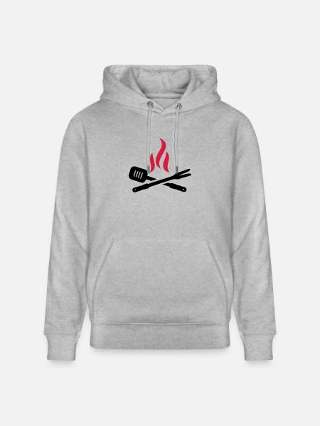 barbecue - Sweat à capuche bio CRUISER Stanley/Stella Unisexe - gris chiné