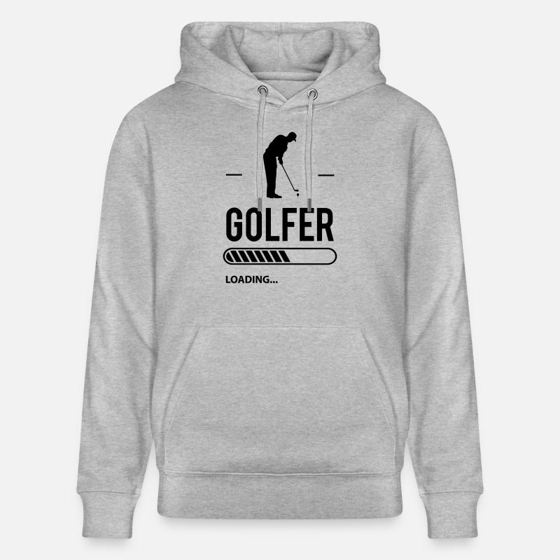 Golfer Loading - Sweat à capuche bio CRUISER Stanley/Stella Unisexe - gris chiné