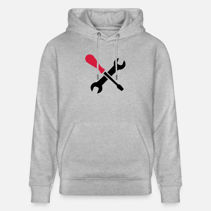 outils - Sweat à capuche bio CRUISER Stanley/Stella Unisexe - gris chiné