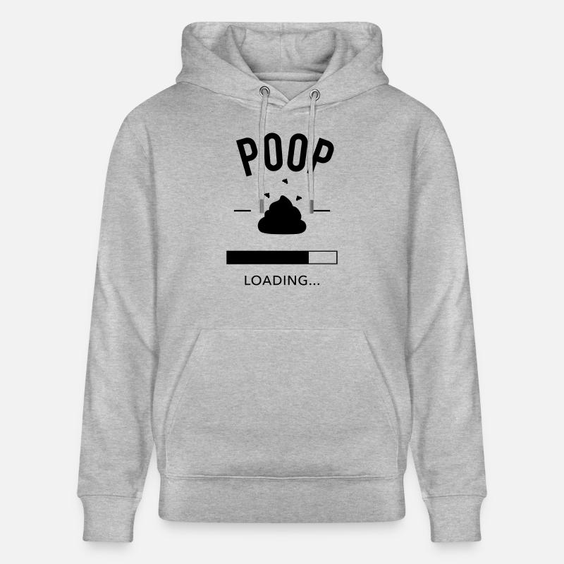 Poop loading - Stanley/Stella Unisex Bio-Hoodie CRUISER  - Grau meliert