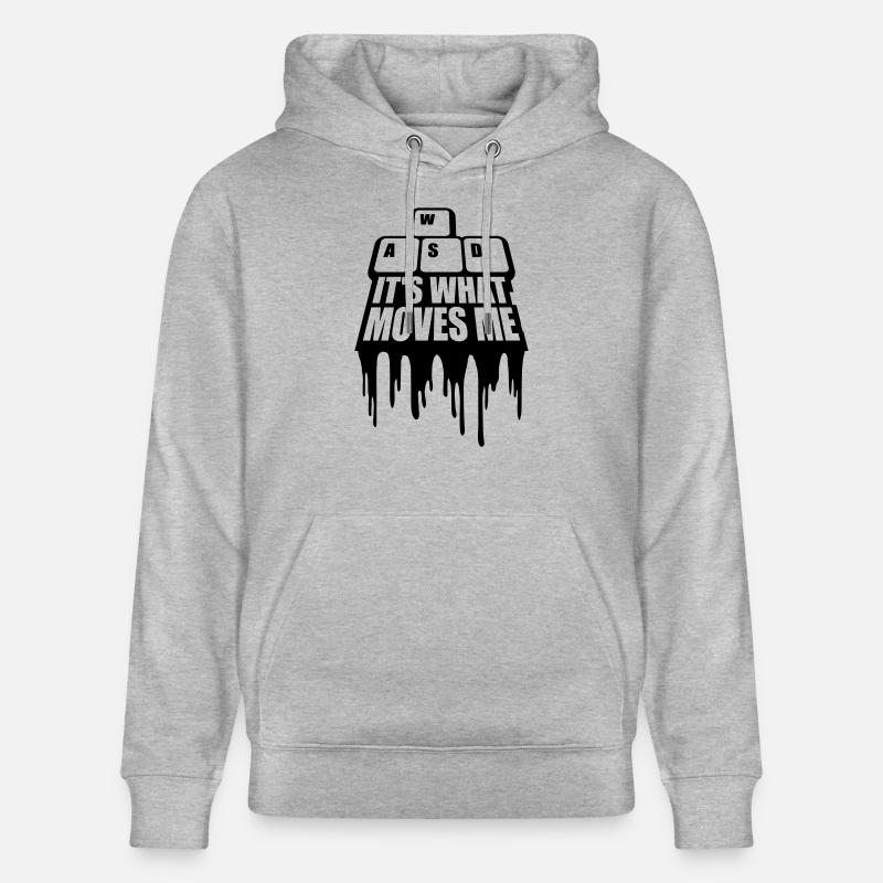 c’est ce qui m’émeut - Sweat à capuche bio CRUISER Stanley/Stella Unisexe - gris chiné