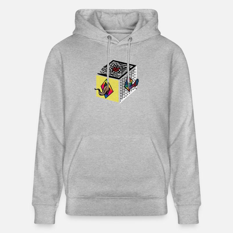 El CUBE - Sweat à capuche bio CRUISER Stanley/Stella Unisexe - gris chiné