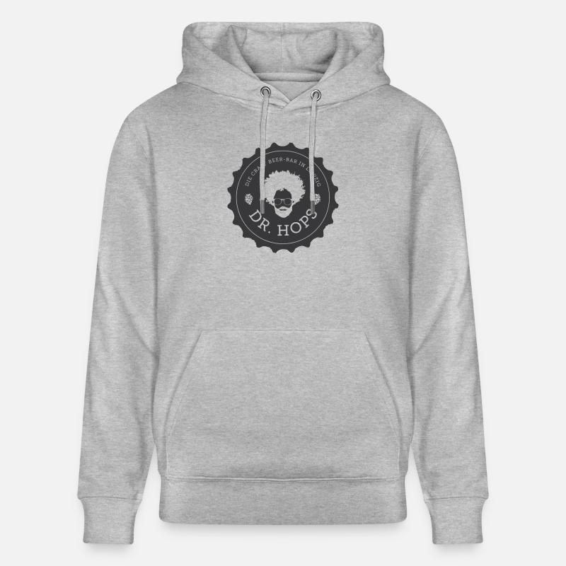170402 logo sans arrière-plan - Sweat à capuche bio CRUISER Stanley/Stella Unisexe - gris chiné