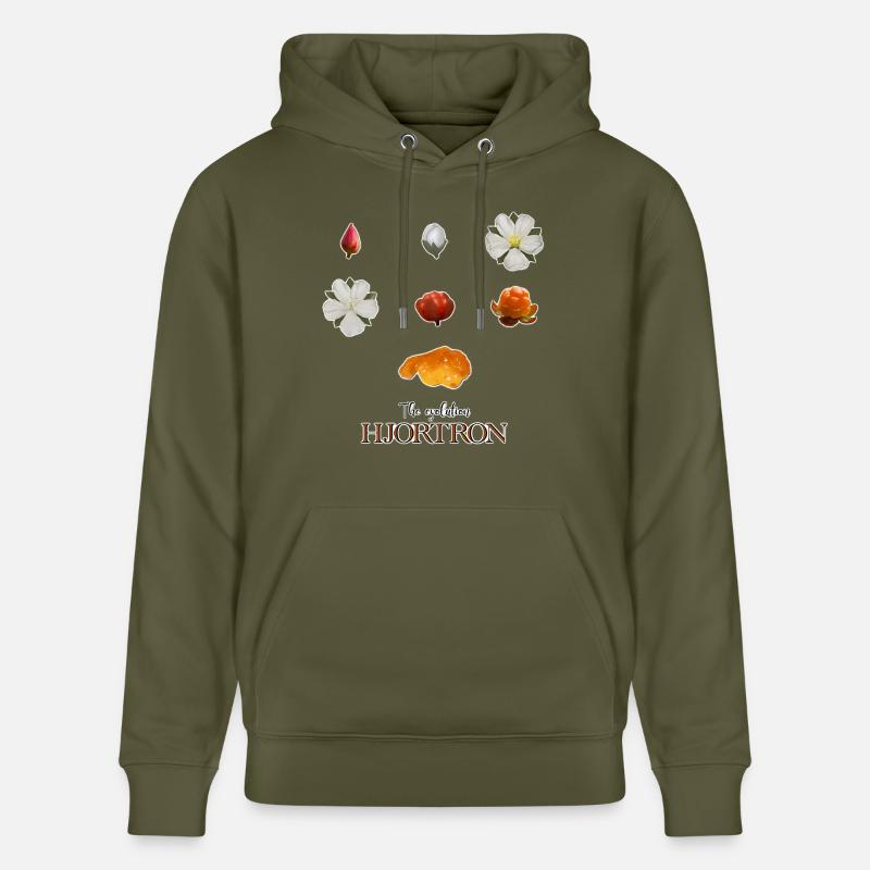 L’évolution des chicoutés - Sweat à capuche bio CRUISER Stanley/Stella Unisexe - vert kaki