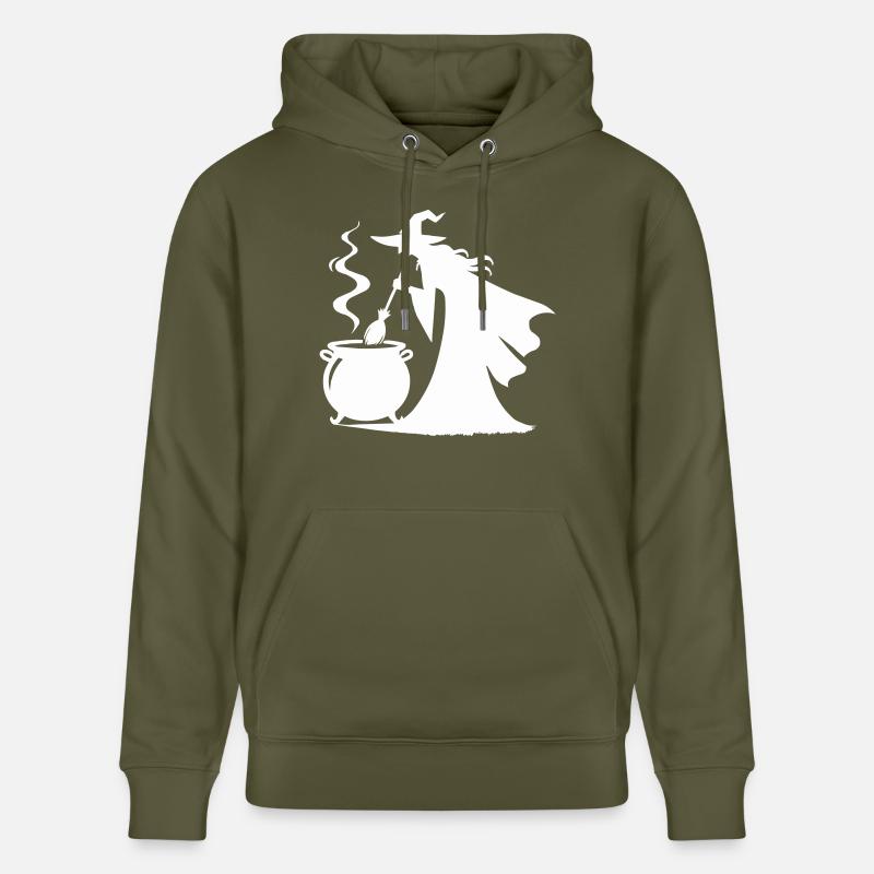 Marmite de sorcière - Sweat à capuche bio CRUISER Stanley/Stella Unisexe - vert kaki