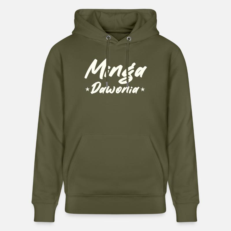 Minga Spruch vit à Munich - Sweat à capuche bio CRUISER Stanley/Stella Unisexe - vert kaki