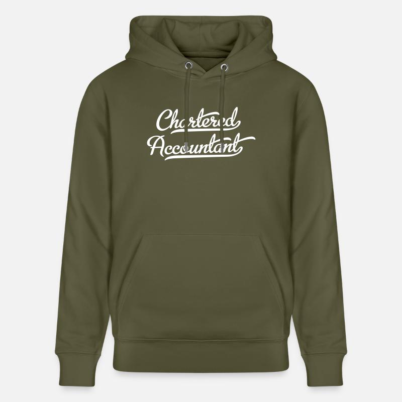 Comptable - Sweat à capuche bio CRUISER Stanley/Stella Unisexe - vert kaki