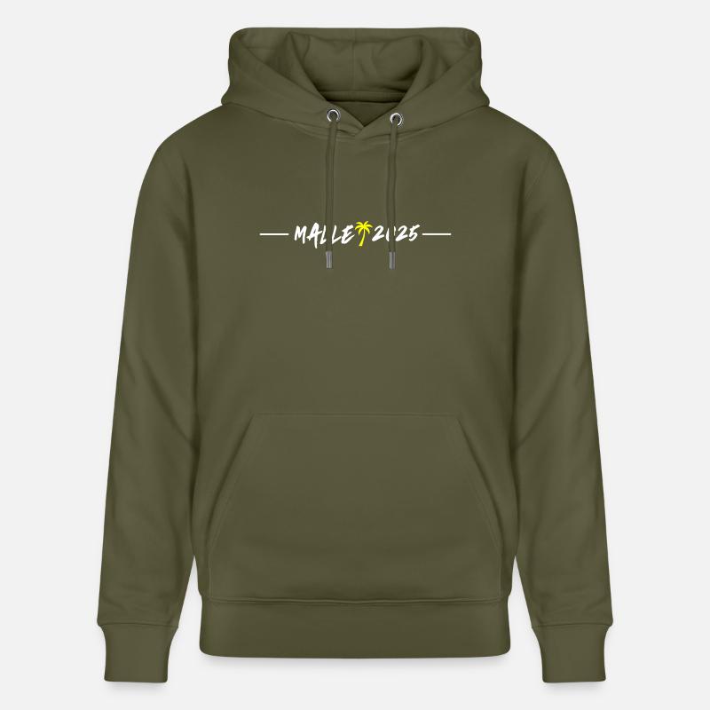 Malle 2025 - Sweat à capuche bio CRUISER Stanley/Stella Unisexe - vert kaki