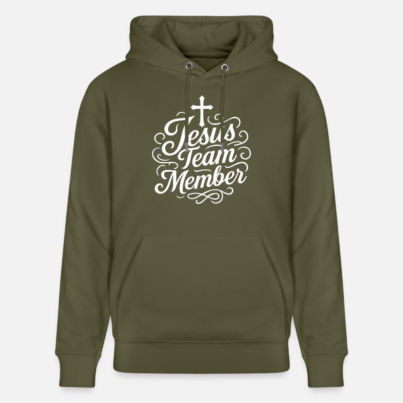 Membre de l’équipe Jésus - Sweat à capuche bio CRUISER Stanley/Stella Unisexe - vert kaki