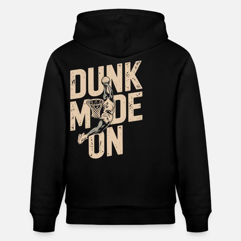 Mode dunk activé - Sweat à capuche bio CRUISER Stanley/Stella Unisexe - noir