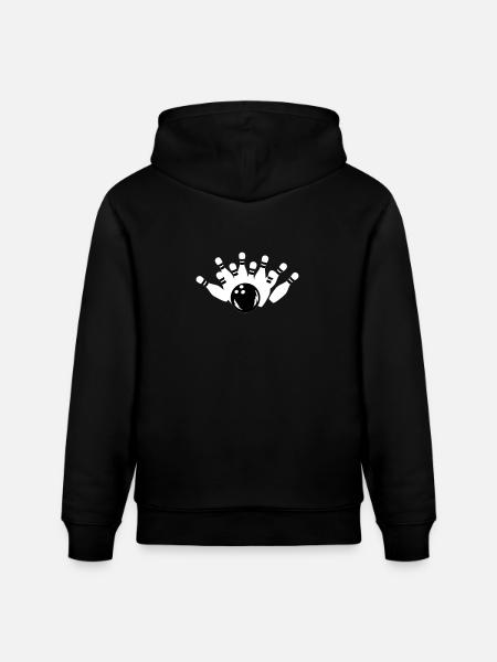 Bowling - Stanley/Stella Unisex Bio-Hoodie CRUISER - Schwarz