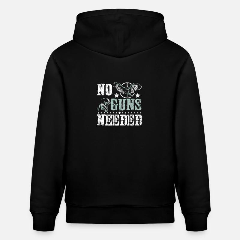 Chasse sans fusil Falconer - Sweat à capuche bio CRUISER Stanley/Stella Unisexe - noir