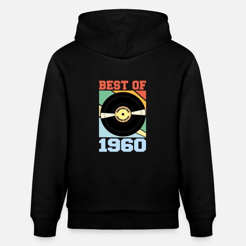 Le meilleur de 1960 - Sweat à capuche bio CRUISER Stanley/Stella Unisexe - noir