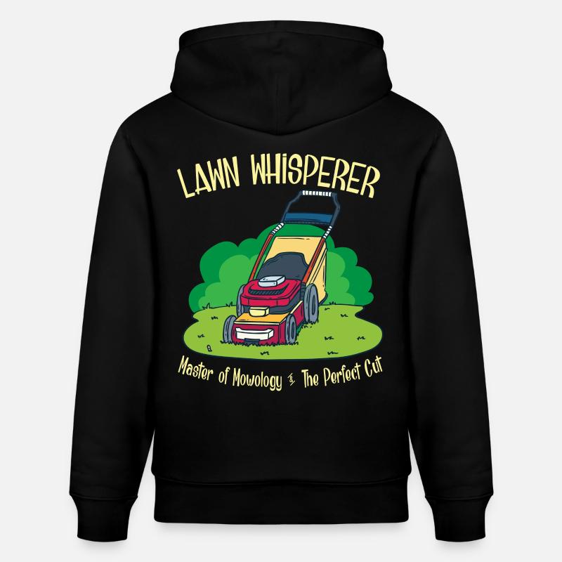 Gärtner Garten Rasenmäher Geschenk - Stanley/Stella Unisex Bio-Hoodie CRUISER  - Schwarz