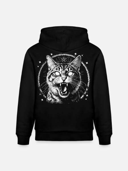 Bewitched Tabby - Stanley/Stella Unisex Bio-Hoodie CRUISER - Schwarz