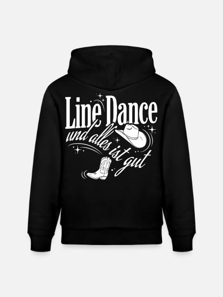 Line Dance Love - Stanley/Stella CRUISER Unisex Organic Hoodie - black