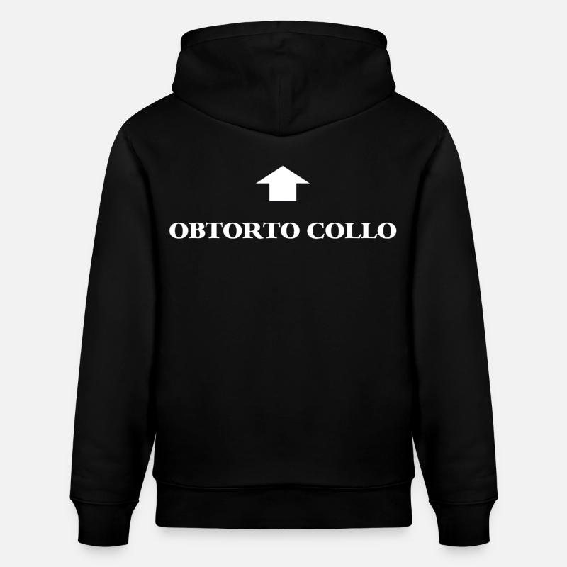 Obrtoro Collo Design - Sweat à capuche bio CRUISER Stanley/Stella Unisexe - noir