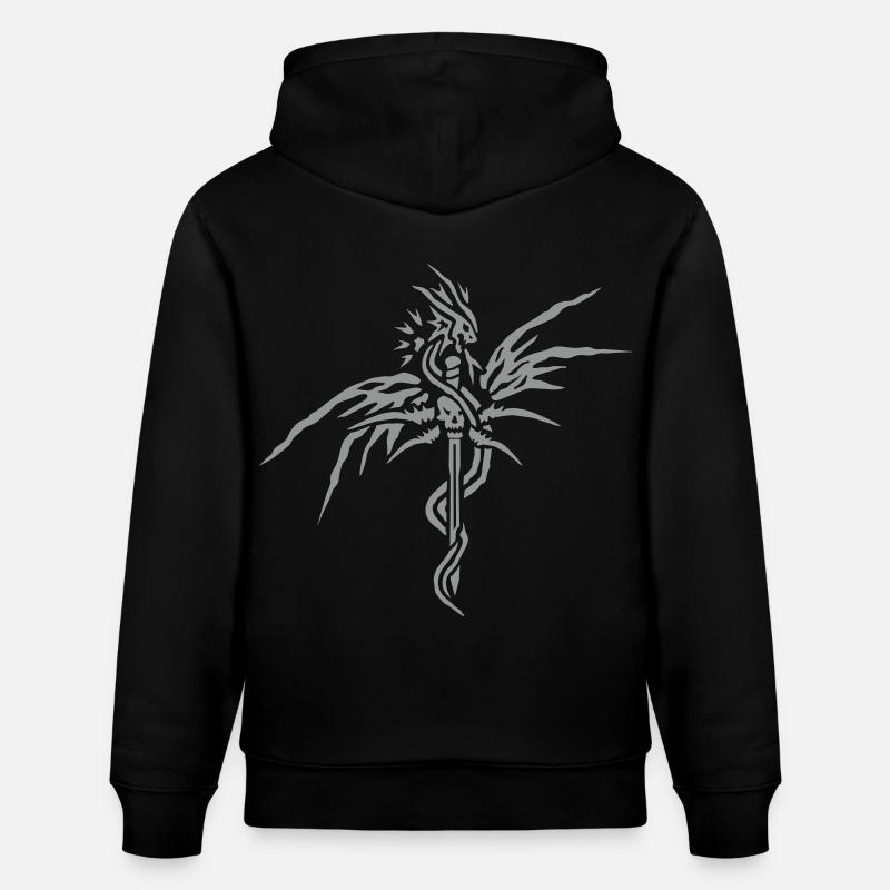 Dragon Sword by PurpleBlackDesign - Sweat à capuche bio CRUISER Stanley/Stella Unisexe - noir