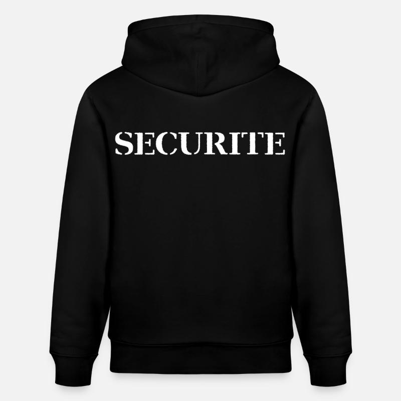 Securité - Sweat à capuche bio CRUISER Stanley/Stella Unisexe - noir