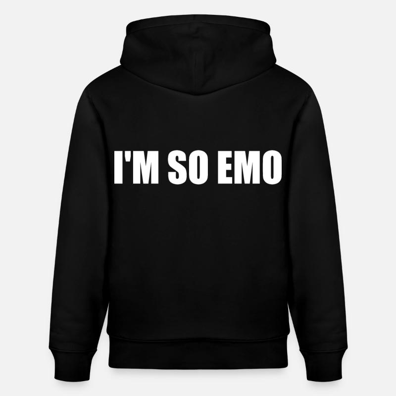 Im so emo - Sweat à capuche bio CRUISER Stanley/Stella Unisexe - noir