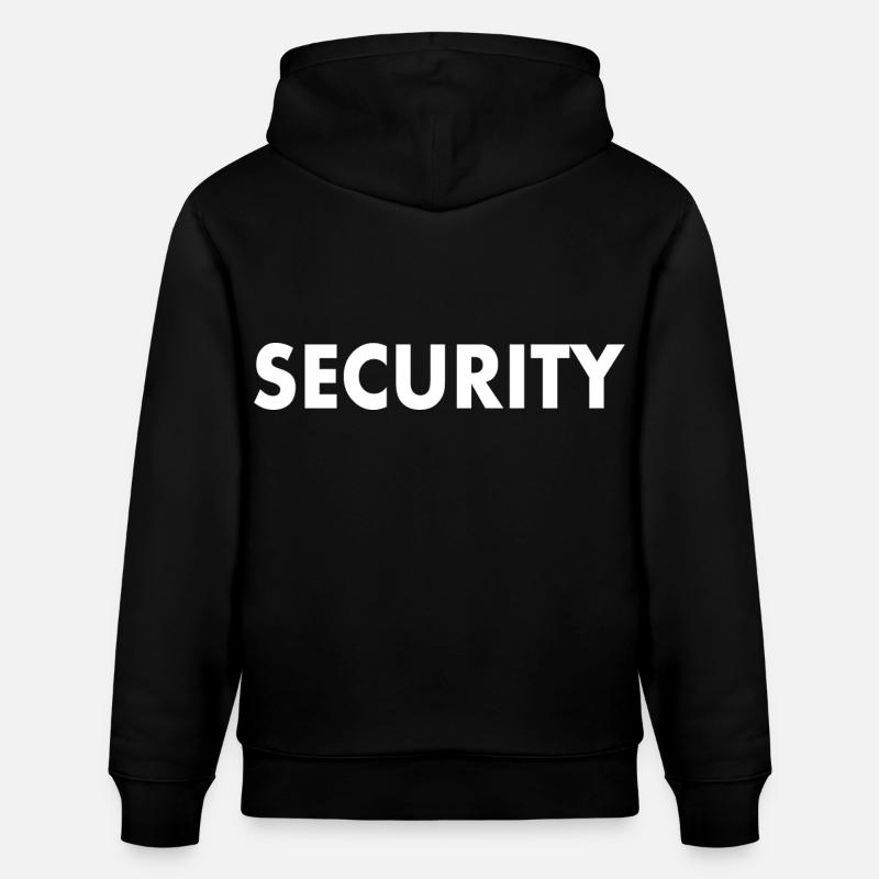 Security - Sweat à capuche bio CRUISER Stanley/Stella Unisexe - noir