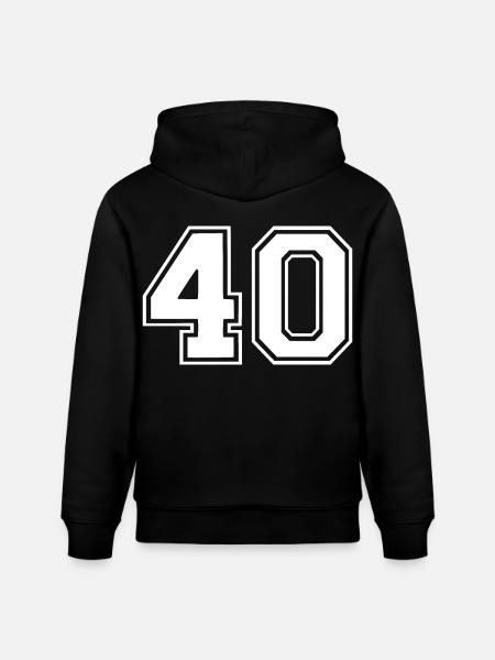 40 - Stanley/Stella CRUISER Unisex Organic Hoodie - black